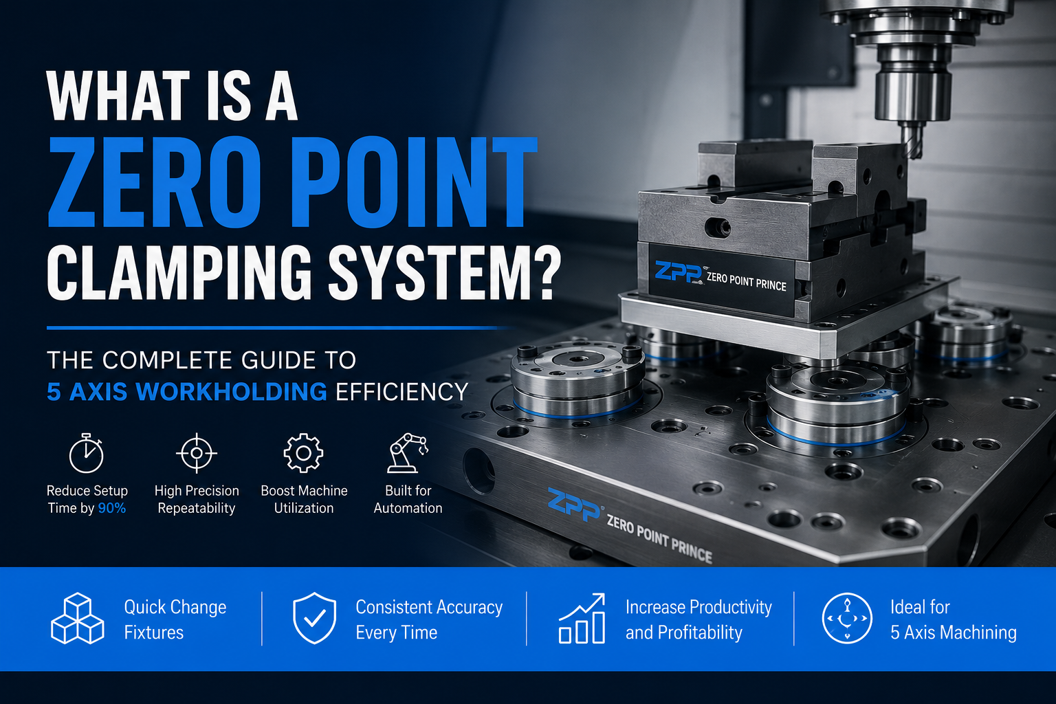 What Is a Zero Point Clamping System? The Complete Guide to 5 Axis Workholding Efficiency
