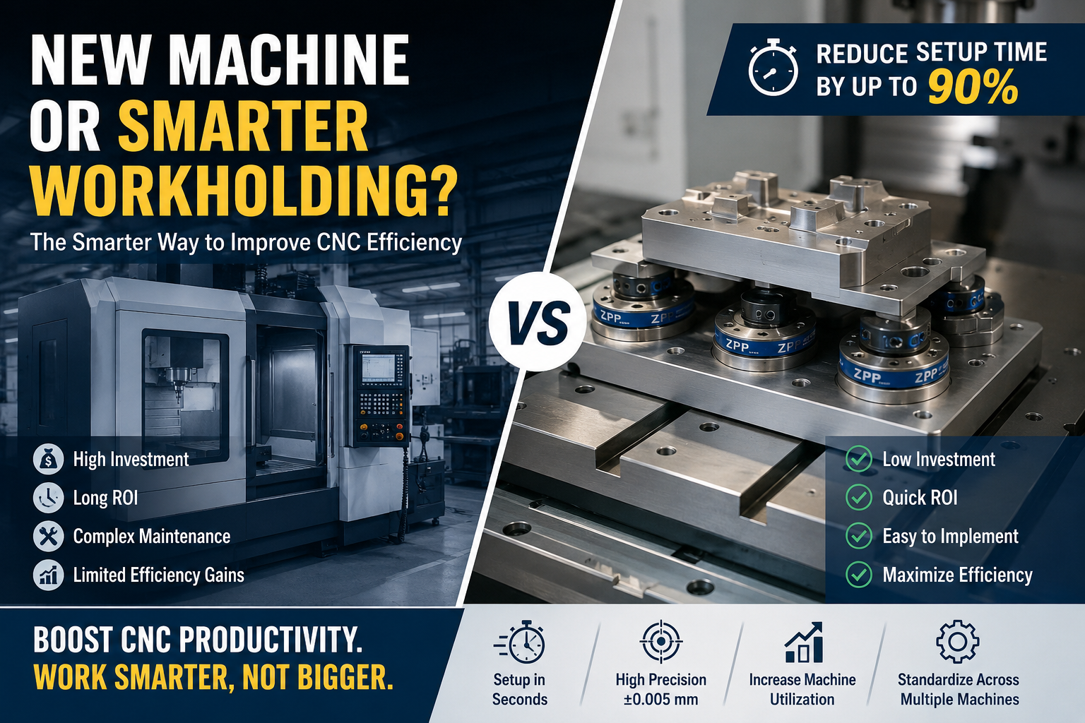 How to Reduce CNC Setup Time by 90% Without Buying a New Machine