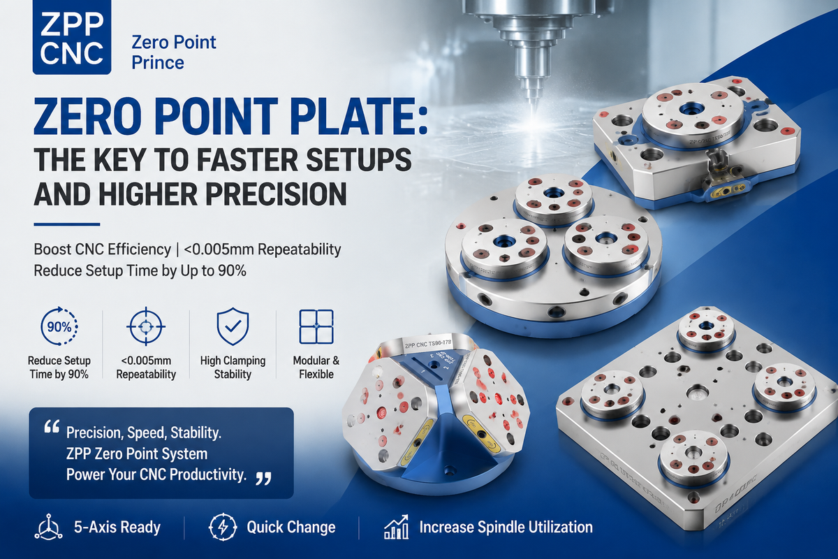 Zero Point Plate: Reduce CNC Setup Time by 90%