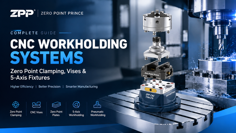 CNC Workholding Systems: Zero Point Clamping, Vises & 5-Axis Fixtures