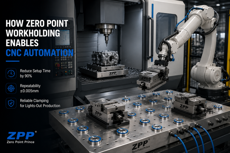 How Zero Point Workholding Enables CNC Automation