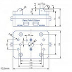 SV170130 Self‑Centering Vise – Economy (170*130*85mm)