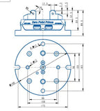 CP155130 Manual Quick-Release Series – Circular Base (D198*89.5mm)
