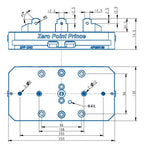 HP255130 Manual Quick-Change Series (Dual-Station Steel Jaw)（255*130*74.5mm)