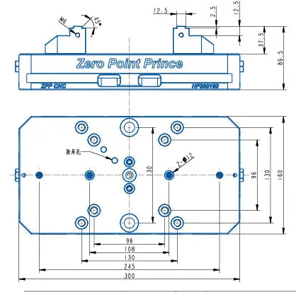 HP300160 Manual Quick-Release Series – Steel Jaw (300*160*86.5mm)
