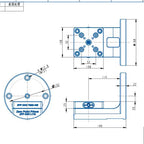 L170 (L Plate) Zero Point Fixture(D168*190mm)