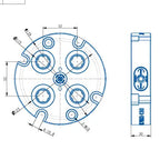 PM52-139 Zero Point Clamping Element (D139*30mm)