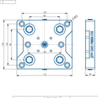 PM96-175 Zero Point Clamping Element (175*155*30mm)