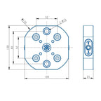 TS52-120 Manual Zero Point Clamping(D120*25mm)