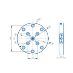 TS52-170 Manual Zero Point Clamping (D170*25mm)