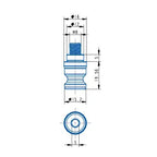 TS52-PullStuds Pull Studs Series – M8 (D16*24.56mm)