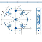 TS96-200 Manual Zero Point Clamping (D200*30mm)
