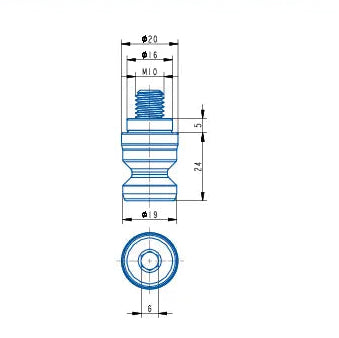 TS96-PullStuds Pull Studs Series – M10 (D20*29mm)