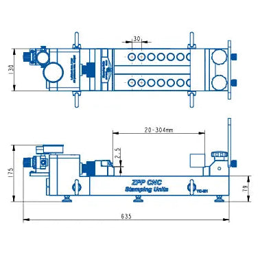 YC-M1 Hydraulic Stamping Unit (635*130*257mm)