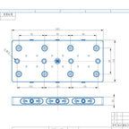 TS96-340 Manual Zero Point Clamping (340*155*30mm)