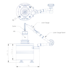 BT30/BT40 Run_out Tester (Hand Crank Version)(D132*141.5mm)