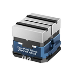 ZPP single station pneumatic vise for automated CNC zero point system workholding.