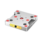 ZPP square zero point quick-change plate for high-precision CNC mill workholding.