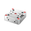 ZPP Type 96 pneumatic zero point quick change plate for high-precision 5-axis CNC machining.