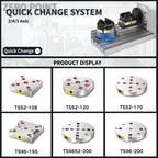 TS96-155 Pneumatic Zero Point Quick Change Plate (Type 96)