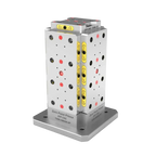 ZPP TS96 type 4-station tombstone for horizontal milling machine zero point workholding.