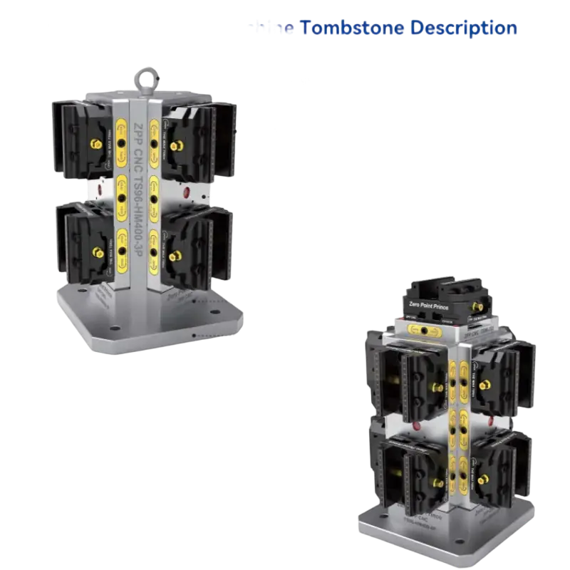 TS96-HM400_4P Horizontal Milling Machine 4 Statuion Tombstone(TS96Tvpe)